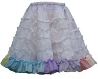 pastel aurora petticoat