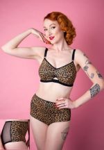 Revival Lingerie leopard slip