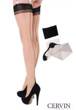 cervin grijs-zwarte naad nylons esprit-bicolor-grijs-z